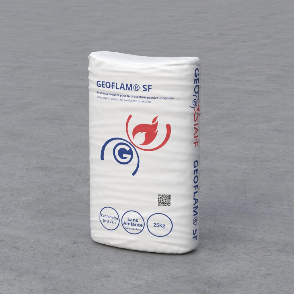 GEOFLAM®SF : Une nouvelle solution de flocage coupe-feu pour les conduits de ventilation et de désenfumage